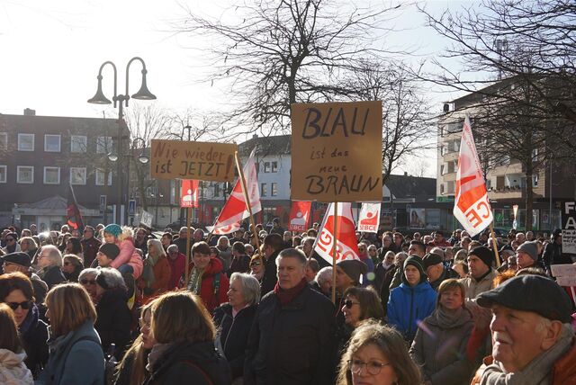 Demo Kundgebung gegen Rechts Oer-Erkenschwick