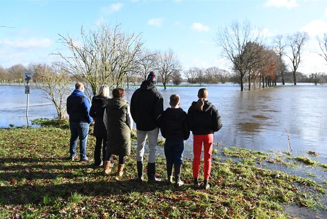 Viele Menschen in Dorsten waren um die Weihnachtstage vom Hochwasser der Lippe betroffen.