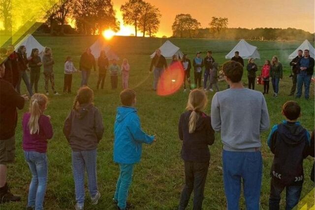 Das Pfingstzeltlager kommt bei den Kindern und Jugendlichen immer gut an.