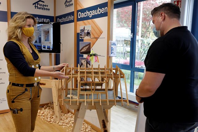 Auf der Handwerkerleitungsschau können sich Besucher über alle Arbeiten rund ums Haus informieren.