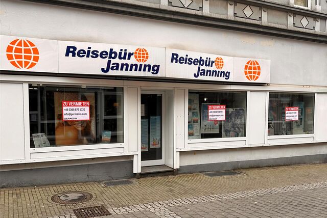 Das Reisebüro Janning an der Steinstraße hat endgültig zugemacht.