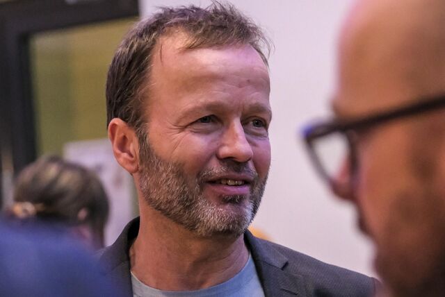 „Monitor“-Leiter Georg Restle gab uns ein Interview beim „Berg-und-Tal“-Fest der Grimme-Freunde im Marler Theaterrestaurant Al Teatro.