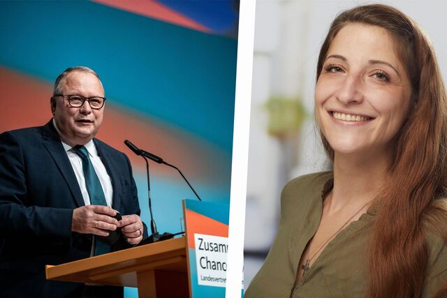 Josef Hovenjürgen (CDU) und Sandy Meinhardt (SPD)