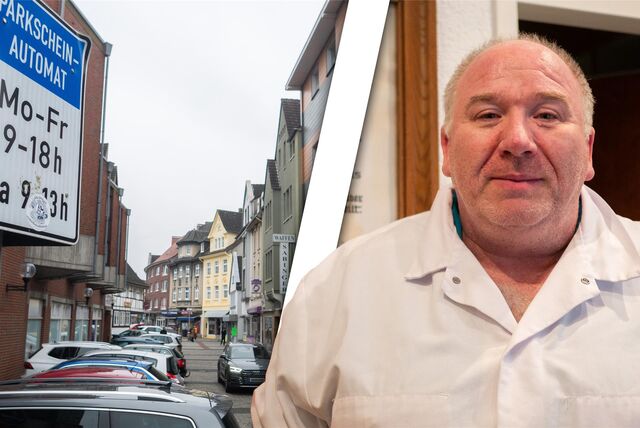 Bildmontage Hohe Straße in Datteln und Jörg Deutschmann.