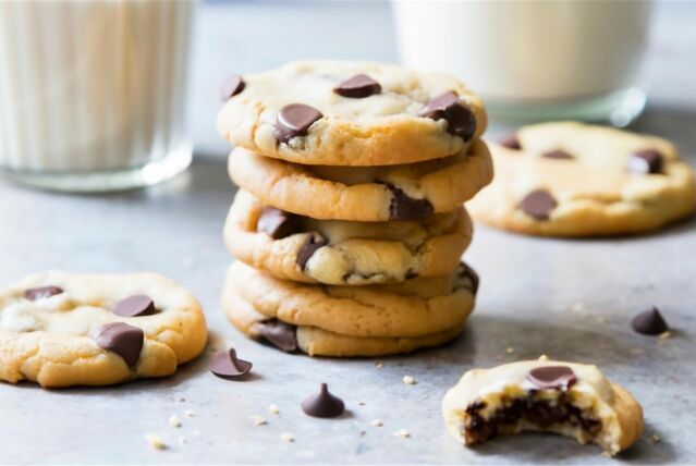 Ein Stapel Cookies
