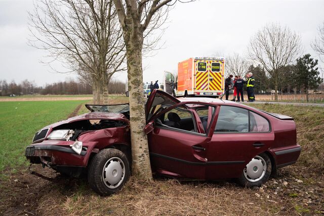 Einen schweren Unfall hat es auf dem Landwehrring gegeben.