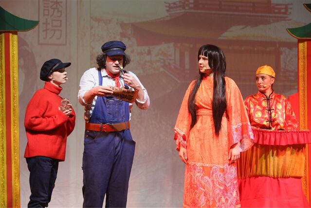 Szene aus einem Musical