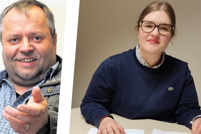 Eine Montage aus Hans Knoblauch und Marie Böckmann.