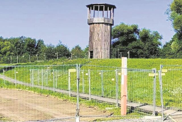 Der Kawamata-Turm in Recklinghausen.
