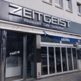 Das Lokal „Zeitgeist“, ehemals „Thüringer“, Außenansicht