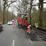 Straßenarbeiten auf der Bundesstraße zwischen Wulfen und Deuten sorgen für Verkehrseinschränkungen.