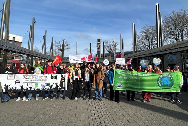 Klimaaktivisten in Recklinghausen