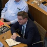Der CDU-Fraktionsvorsitzende Michael Breilmann im Rat der Stadt Castrop-Rauxel.