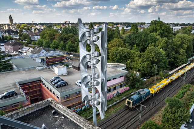 Eine Sirenenanlage in Recklinghausen