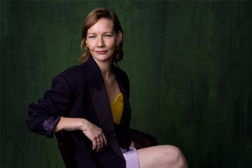 Schauspielerin Sandra Hüller, die bei den Oscars 2024 als beste Hauptdarstellerin nominiert ist.