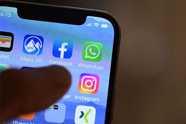 Es gibt eine Störung bei Facebook und Instagram.