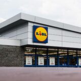 Außenansicht einer Lidl-Filiale.