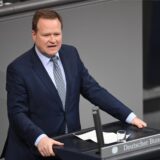 Der SPD-Politiker Frank Schwabe im Berliner Plenarsaal.