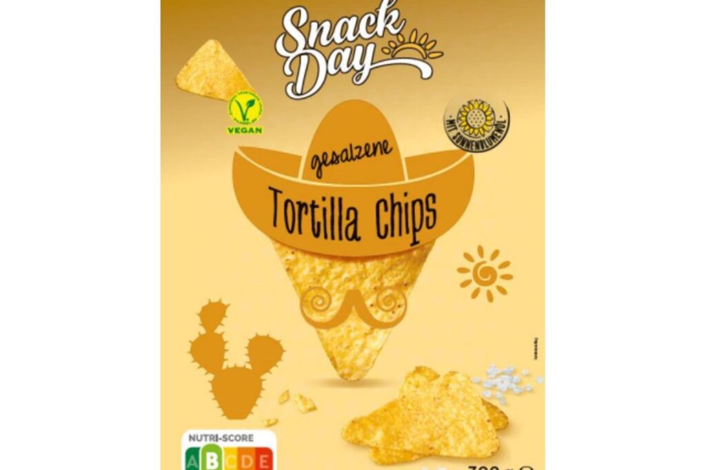 Snack Day gesalzene Tortilla Chips Snack Day gesalzene Tortilla Chips