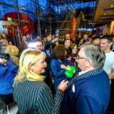 Die Montage zeigt Entertainer, Komiker, Schauspieler und Autor Hape Kerkeling aus Recklinghausen und RZ-Redakteurin Tina Brambrink.