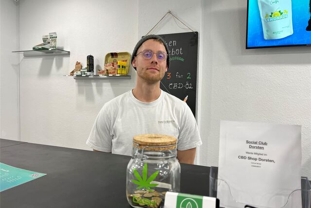 Julian Bagh möchte einen Cannabis-Social-Club in Dorsten gründen.
