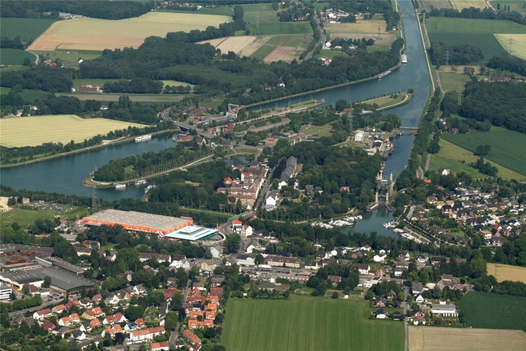 Schiffshebewerk Henrichenburg Luftbild
