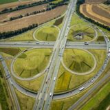 Das Kamener Kreuz von oben. Am Wochenende ist dort mit einer Sperrung zu rechnen, die einen längeren Umweg mit sich bringt.