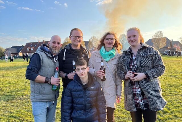 Osterfeuer in Flaesheim