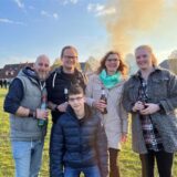Osterfeuer in Flaesheim