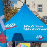 AfD-Zelt in Haltern