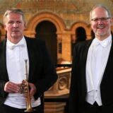 Am Ostermontag gibt es in Castrop-Rauxel ein Trompetenkonzert von (v.l.) Uwe Komischke und Konzertorganist Thorsten A. Pech.