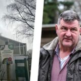 Montage zeigt das Vogelhaus im Tierpark Recklinghausen und Tierpark-Leiter Stefan Klinger.