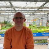 Ulf Drippe in seiner Gärtnerei an der Herner Straße