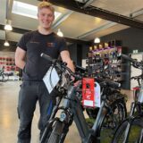 Maxim Wachowiak mit einem mcw-Bike