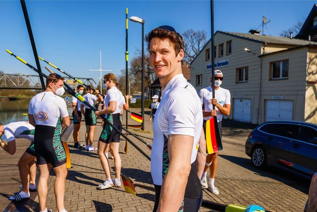 Malte Jakschik bei der Olympia-Vorbereitung im 2021. Der Athlet wurde zum dritten Mal mit dem Silbernen Lorbeerblatt ausgezeichnet.