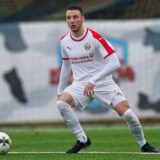 Yassine Bellahcen (am Ball) spielte in Castrop-Rauxel vor seinem Wechsel zu den SF Wanne für die Spvg Schwerin, den SV Wacker Obercastrop und die SG Castrop.