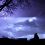 Ein Gewitter zog Ostersonntag über Dortmund.