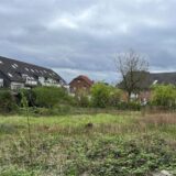 Blick auf ein Grundstück an der Kahrstege