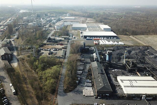 Zu sehen ist das Gelände des Unternehmens Rain Carbon in Castrop-Rauxel. Für die Stadt ist der Standort enorm wichtig.