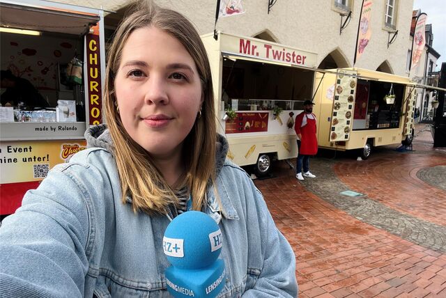 Foodtruck auf dem Marktplatz Haltern