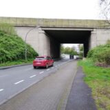 Die Autobahnbrücke der A2, die in Recklinghausen über die Hochstraße führt.