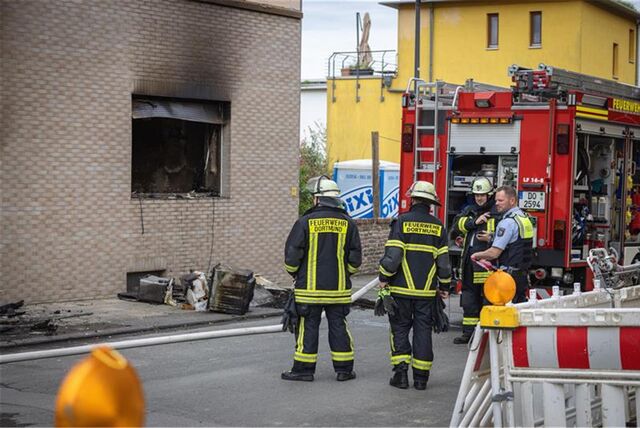 Die Wohnung in der Dortmunder Innenstadt brannte völlig aus.