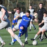 Abstiegskandidat CF Kurdistan Bochum (blaue Trikots) gewann überraschend beim Tabellenzweiten SC Weitmar 45.