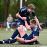 Finn Habant (r.) half bei der dritten Mannschaft der SG Titania/Rot-Weiß Erkenschwick in der Kreisliga C aus und erzielte sechs Tore. Die Folge: Er ist der neue Spieler des Spieltags!