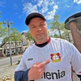 Bayer-Leverkusen-Fan Thomas Schütz arbeitet bei Bayer Bergkamen.