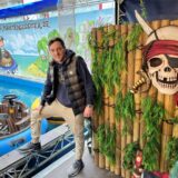 Zum dritten ist der Piratenscooter von Levin Völz auf der Castroper Kirmes.
