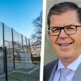 Die Montage zeigt eine Multifunktionsfläche und Martin Gohrke von der Stadt Recklinghausen.