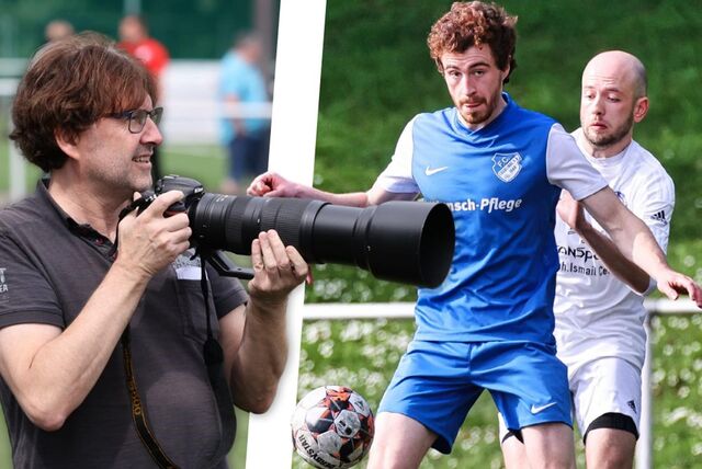 Fotograf Volker Engel brachte seine Ausbeute von Sportplätzen und einer Halle mit.
