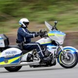 Motorrad der Polizei