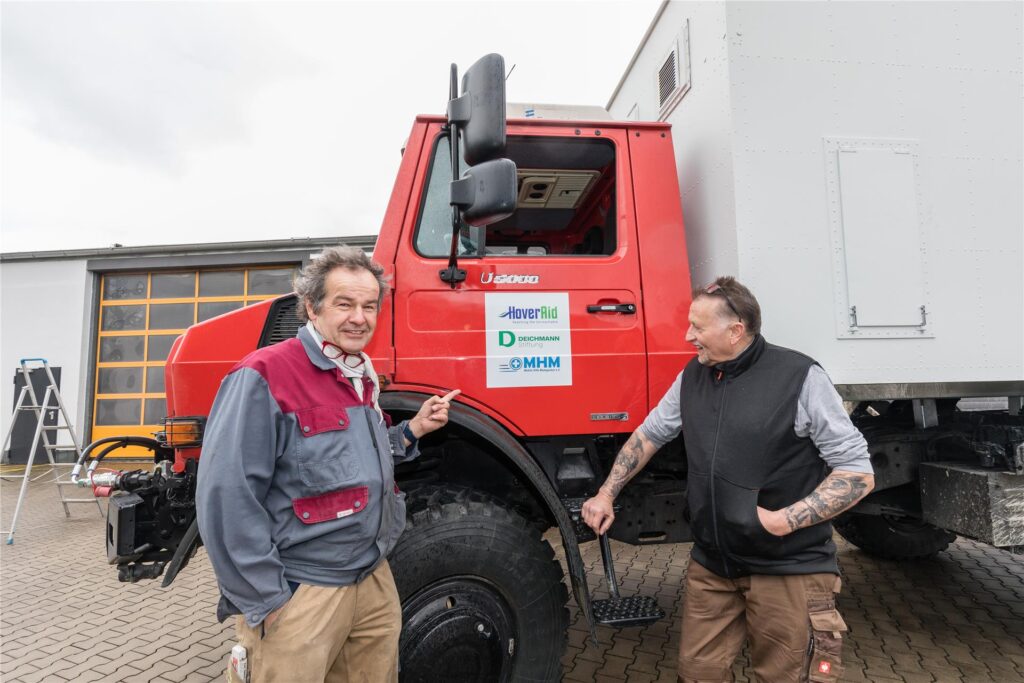 Der Kirchhellener Max Westhoven und Gert Burkart aus Marl